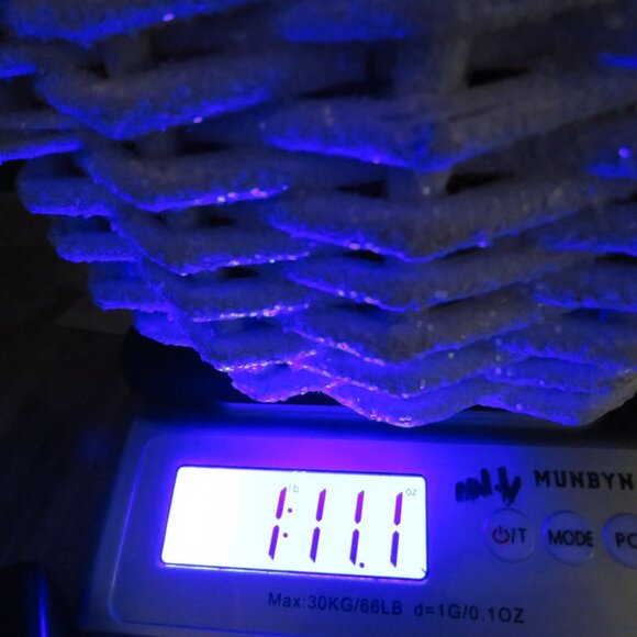 Snowy White Wicker (Strong) Basket w Holly Greenery (removable) - Picture 15 of 15